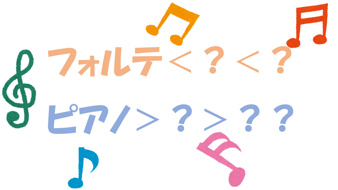 音楽の フォルテ や ピアノ にはさらに上がある よりみち生活 音楽の フォルテ や ピアノ にはさらに上がある よりみち生活